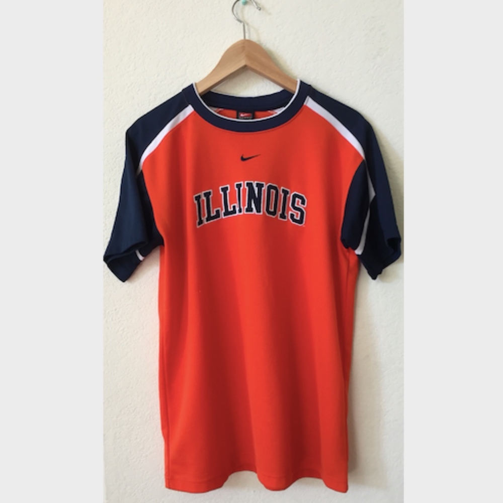 Illinois Orange Sports Shirt